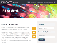 Tablet Screenshot of iplawwatch.com